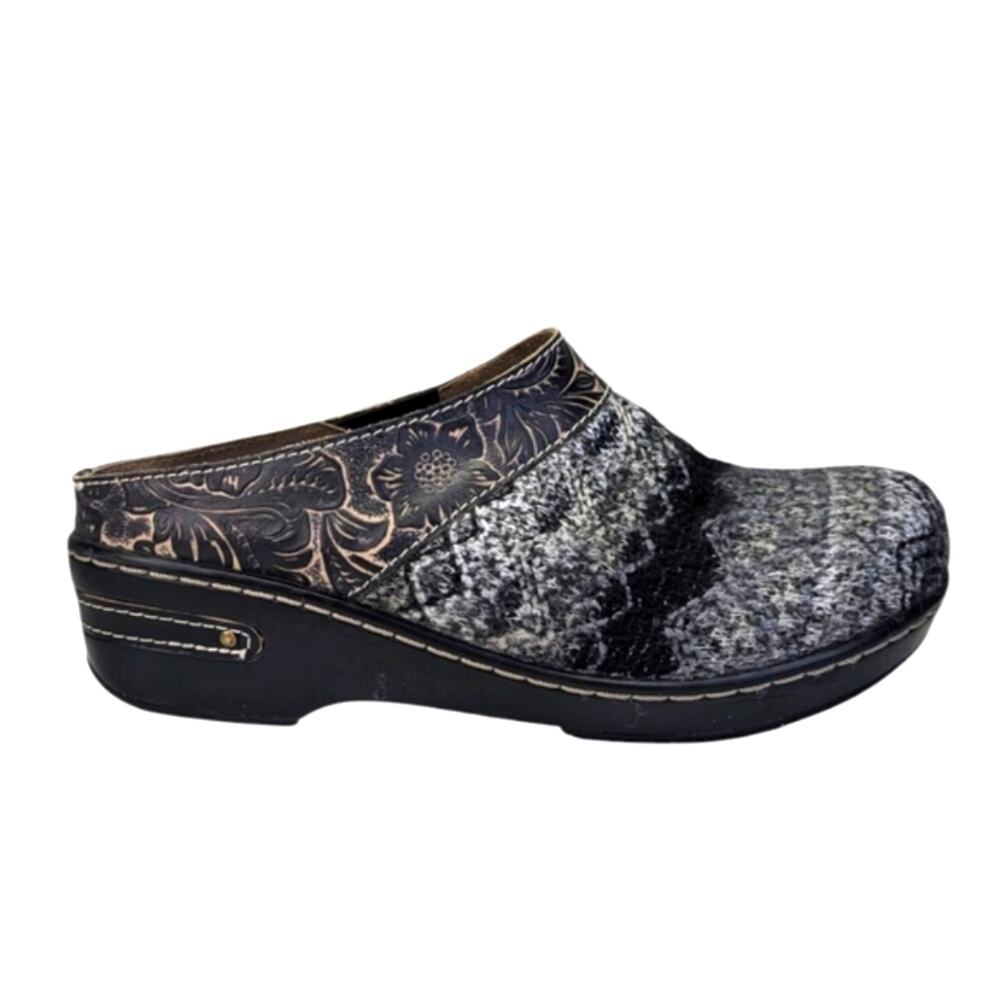 L'Artiste Spring Step Zigino Clogs GUC Size 38 US 7.5/8 S3710
